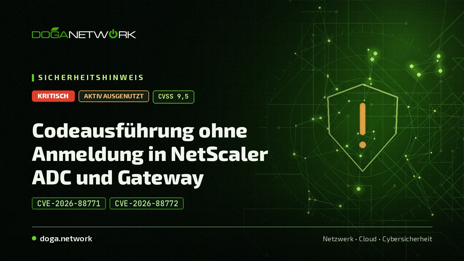 Citrix NetScaler Sicherheitslücke: CVE-2026-88771 und CVE-2026-88772