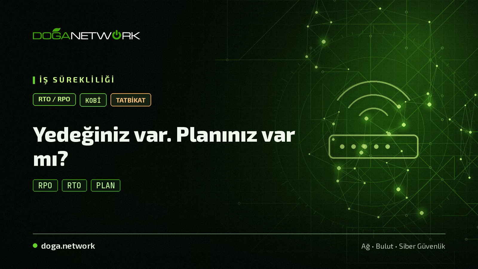 Felaket kurtarma planı neden gerekli?