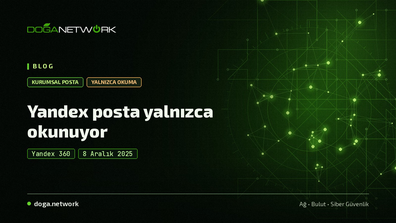 Yandex kurumsal posta yalnızca görüntüleme moduna düştü